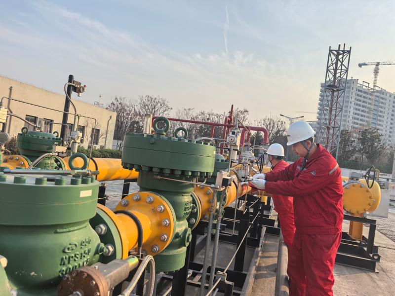 兴港燃气东南调压站开展压力设定模拟操作大练兵